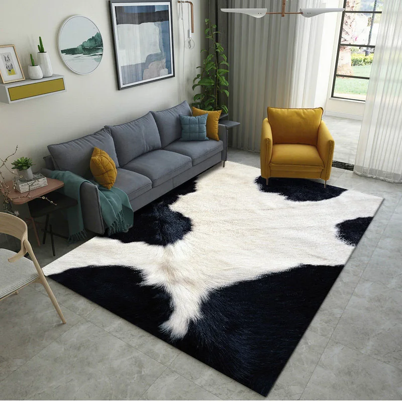 NG021-3 Cilected 80x120 см животный мех искусственный Леопардовый принт ковер для гостиной, спальни, кофейный столик кресло коврик нескользящий Водонепроницаемый дверной коврик - Цвет: NG021-3