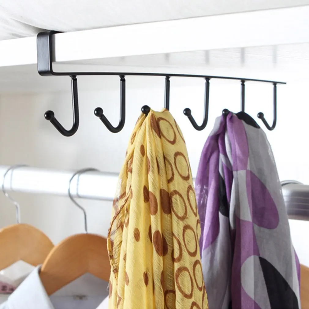 Шкаф для хранения из кованого железа многофункциональный ряд крючков шкаф