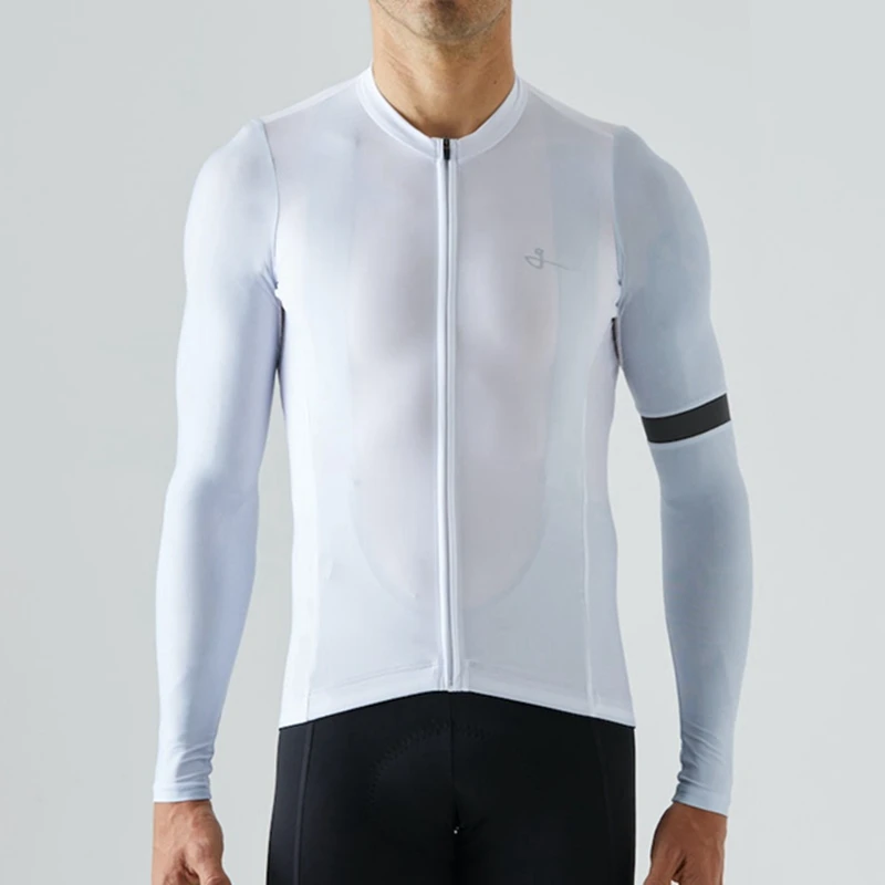 2021 темно-синяя велосипедная Джерси Мужская рубашка с длинным рукавом одежда для