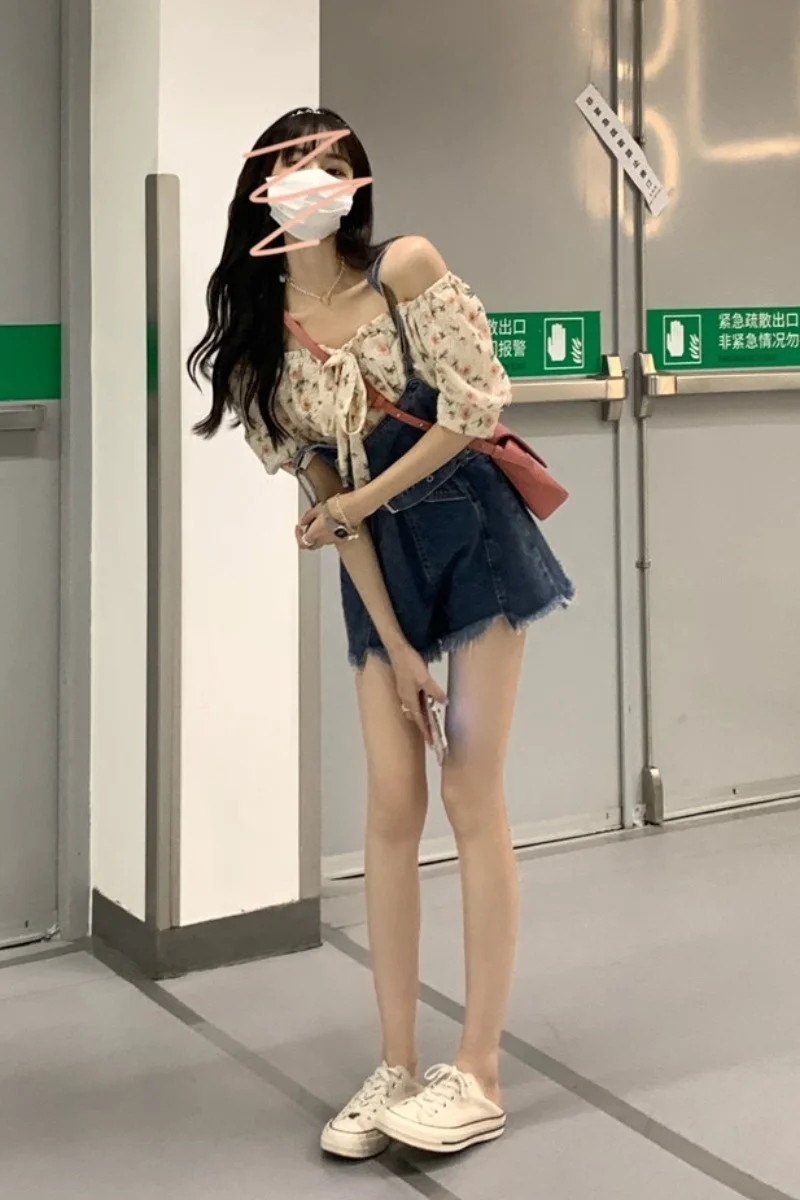 Рубашка Sweet Spice для девушек шифоновый топ на одно плечо с разбитыми цветами