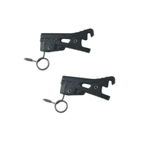 canfon 2pcs lapellavalier microphone abs tie clip for rode wireless go shure lavalier mic with diameter of 5 0 5 5mm