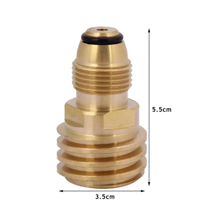 Преобразует пропановый резервуар LP для садовой воды подключите клапан POL Service к