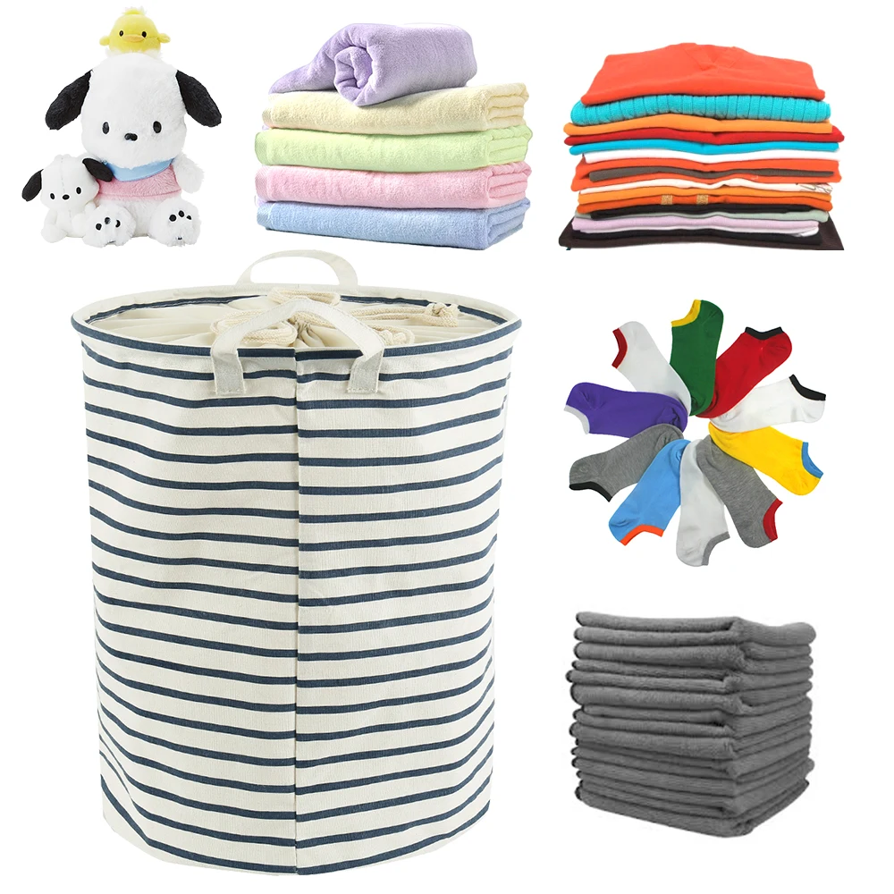 Складная корзина для белья грязной одежда игрушки мешок корзин органайзер
