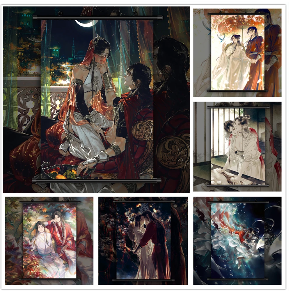 

Anime Diamond Painting Tian Guan Ci Fu Hua Cheng Xie Lian Diamond Embroidery Full Round Mosaic Room Decoration Christmas Gift