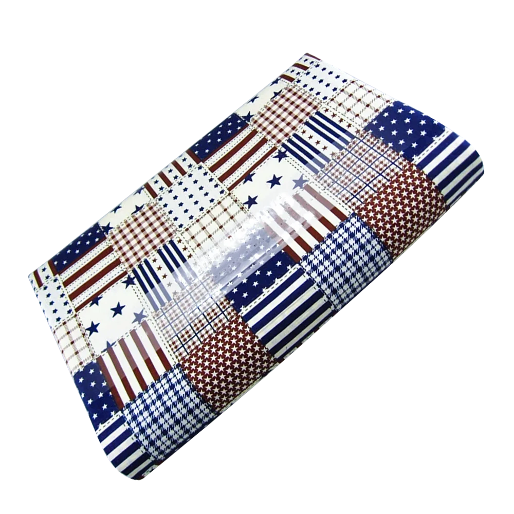 1 метр шикарная маленькая клетчатая звезда и полосатая печатная 100% хлопковая