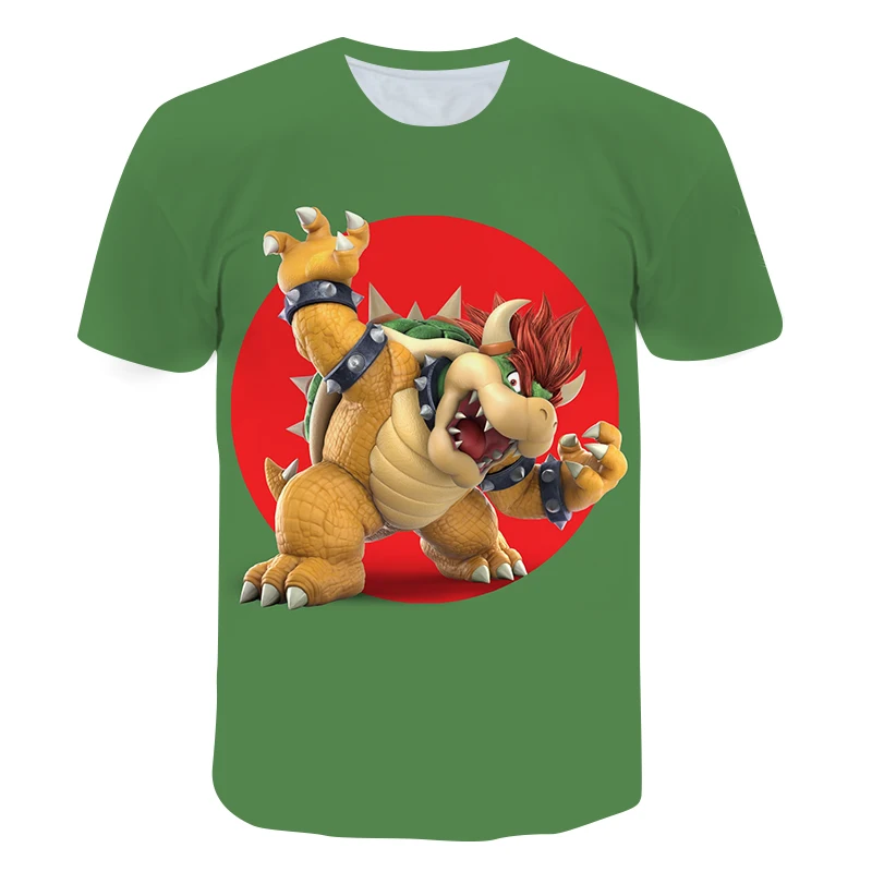 

Anime 3D HD Pattern Children's Spring And Summer Short-Sleeved Casual Home Comfort Boys Girls Tops T-shirt