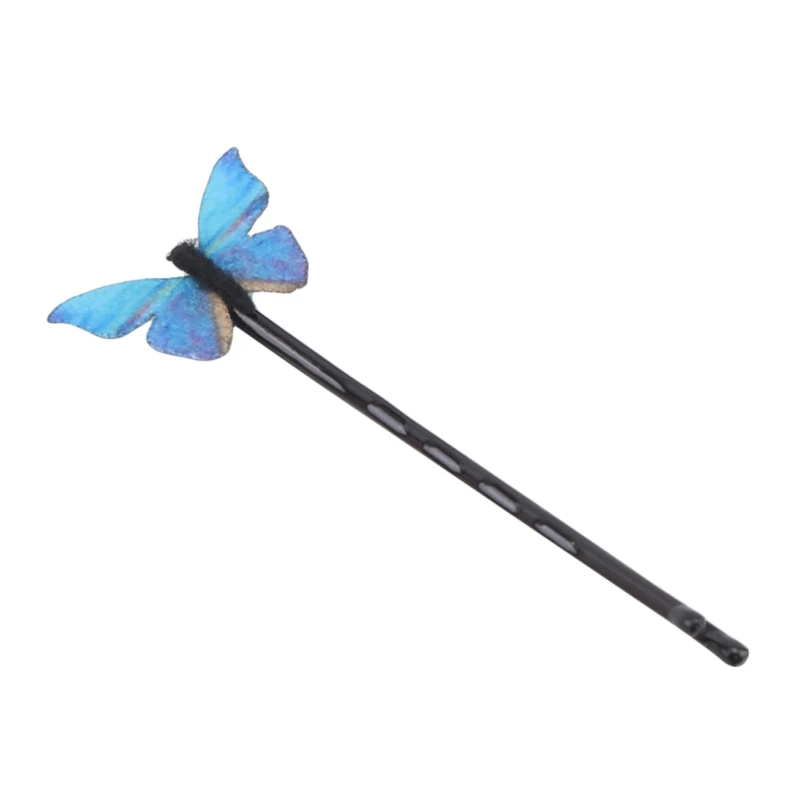 4 шт./компл. модная новинка заколка для волос двухслойная заколка-бабочка