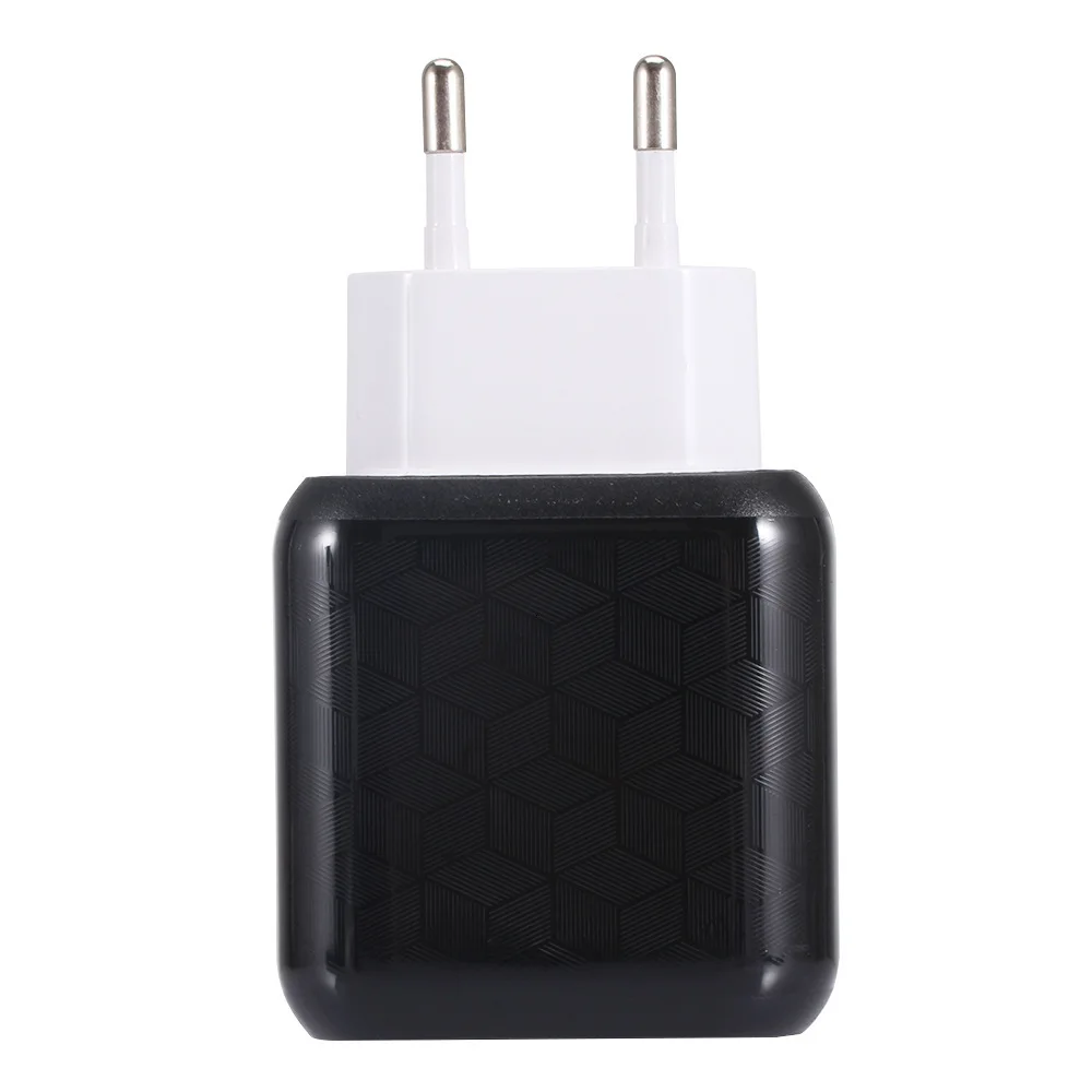 Быстрое зарядное устройство, двойной USB, зарядное устройство для телефона, 3.1A, быстрая зарядка, ЕС, США, вилка, мобильный дорожный настенный адаптер для iPhone X, iPad, samsung, планшета