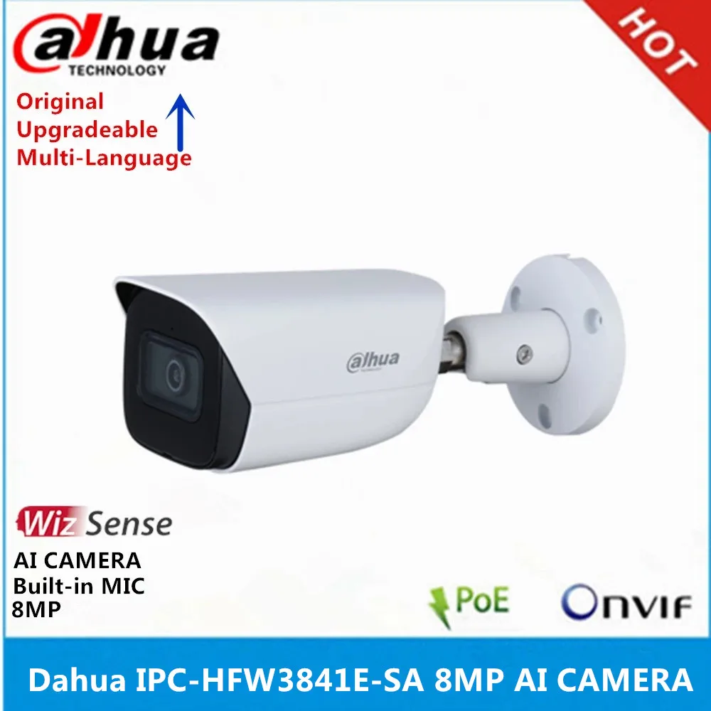 

Dahua IPC-HFW3841E-SA 8MP IR30M Built-in Mic & SD card slot IP67 SMD Plus WizSense bullet Camera replace IPC-HFW1831E IP