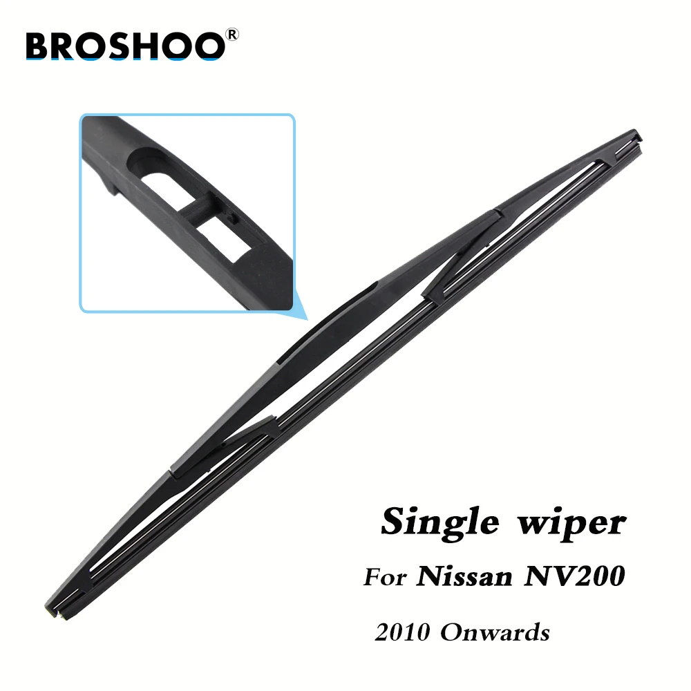 BROSHOO Car Rear Wiper Blades Back Windscreen Arm For Nissan NV200 Hatchback (2010-) 355mm Windshield Auto Styling | Автомобили и