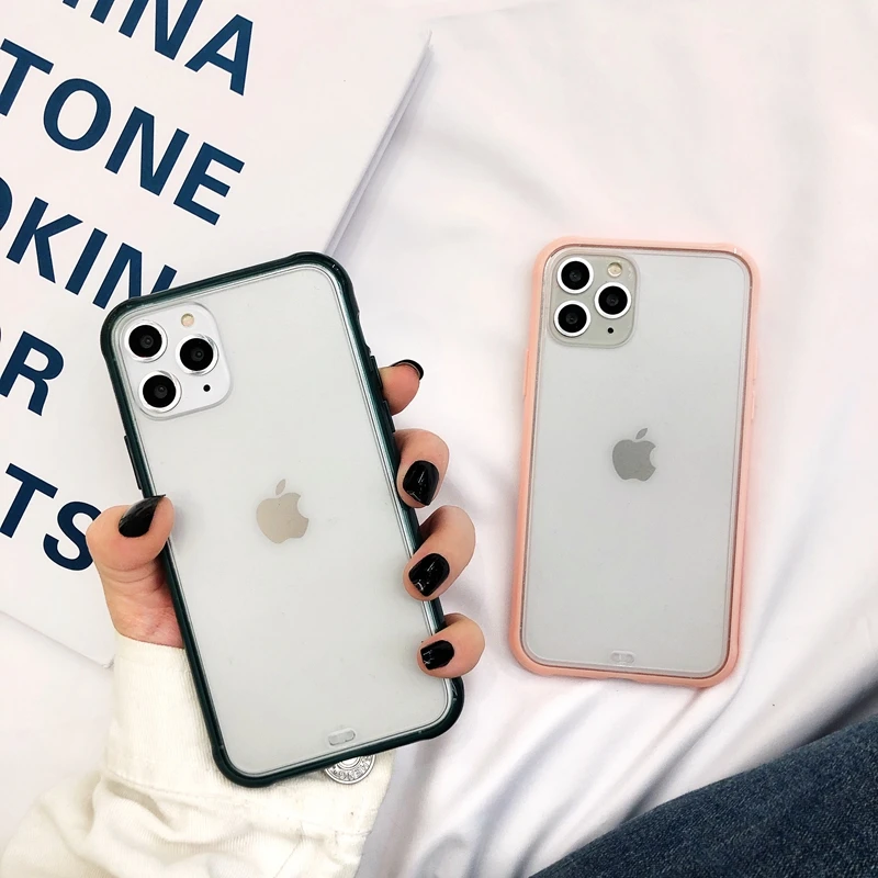 Двухслойный Матовый Бампер карамельных цветов из жесткого поликарбоната +