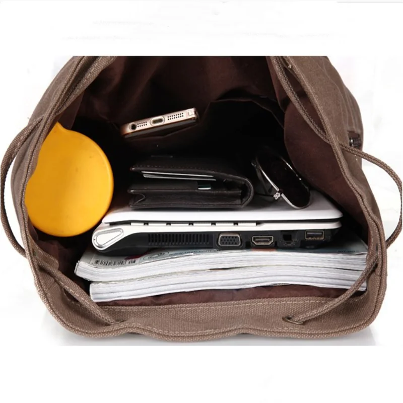 new womens backpack retro girls outdoor canvas backpack school bag laptop bag fashion camera pocket luggage bags mens backpack free global shipping