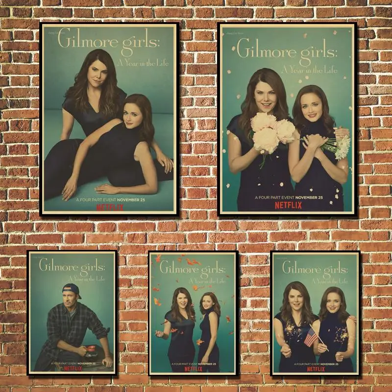 Gilmore девушки кино Кристен Риттер плакат на стену в стиле ретро винтажная живопись