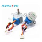24BYJ48 шаговый двигатель 4 этап 5 проводов шаговый двигатель DC5VDC12V медленной скорости Микро Мини шагового двигателя