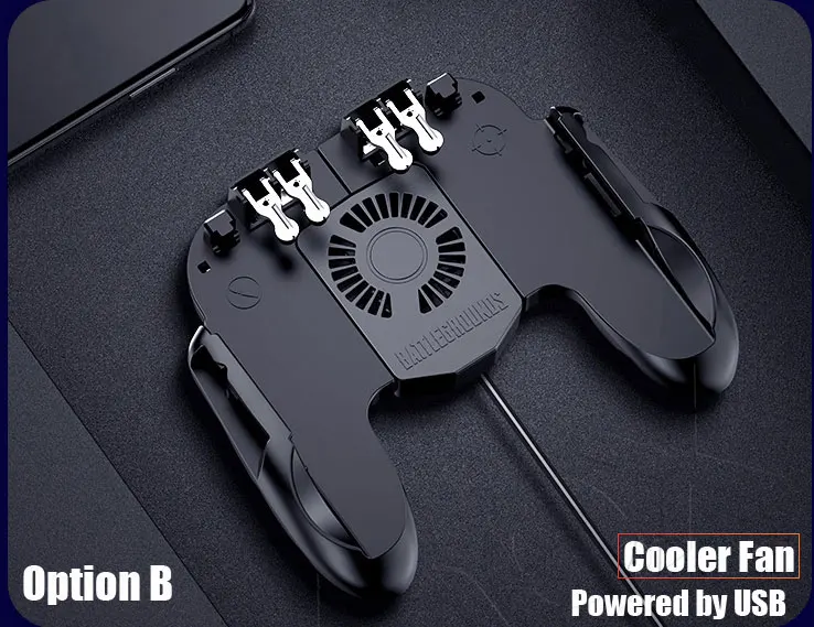 External Powered Fan Геймпад Pubg контроллер Android джойстик мобильный игровой коврик игровой контроллер портативные плееры WinexFor IPhone Xiaomi с охлаждающим вентилятором - Цвет: External Powered Fan