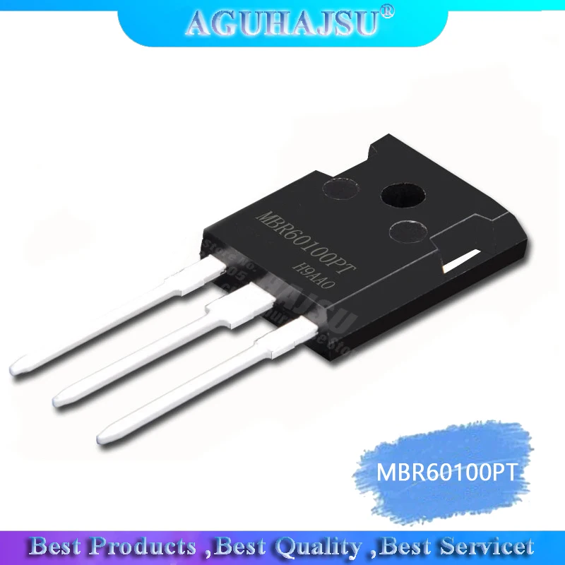 (2 шт.) MBR60100PT диоды выпрямители Schottky Barrier 60A 100 V TO 247 60 Amp Вольт MBR60100 PT|schottky 100v| |