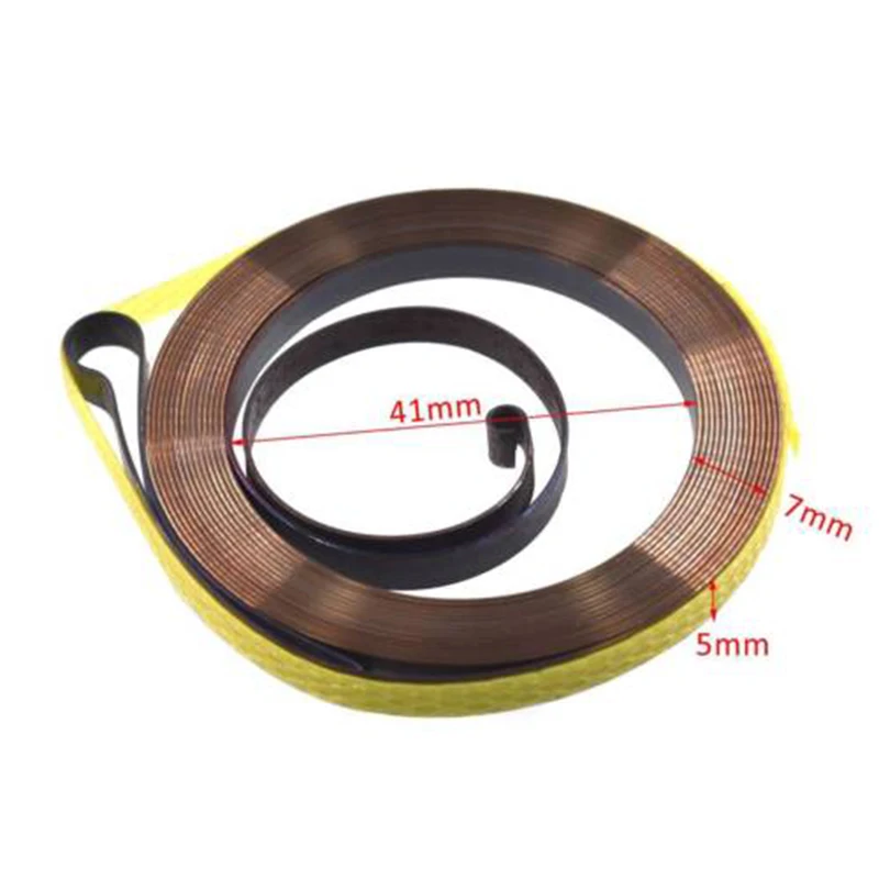 

Recoil Pull Starter Spring For 45cc 52cc 4500 5200 Chinese Chainsaw Tarus Silverline Replace 2020 New Recoil Starter Spring