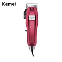kemei rose red hair cutting machine professional cord hair clippers mdsertop top50 powerful body hair trimmer with charge wire