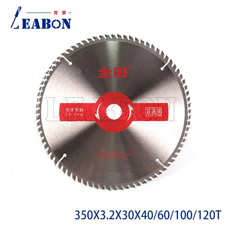 LEABON TCT пильный диск 350 мм для деревообрабатывающая машина дерево/МДФ резки 350x3.2x30x4