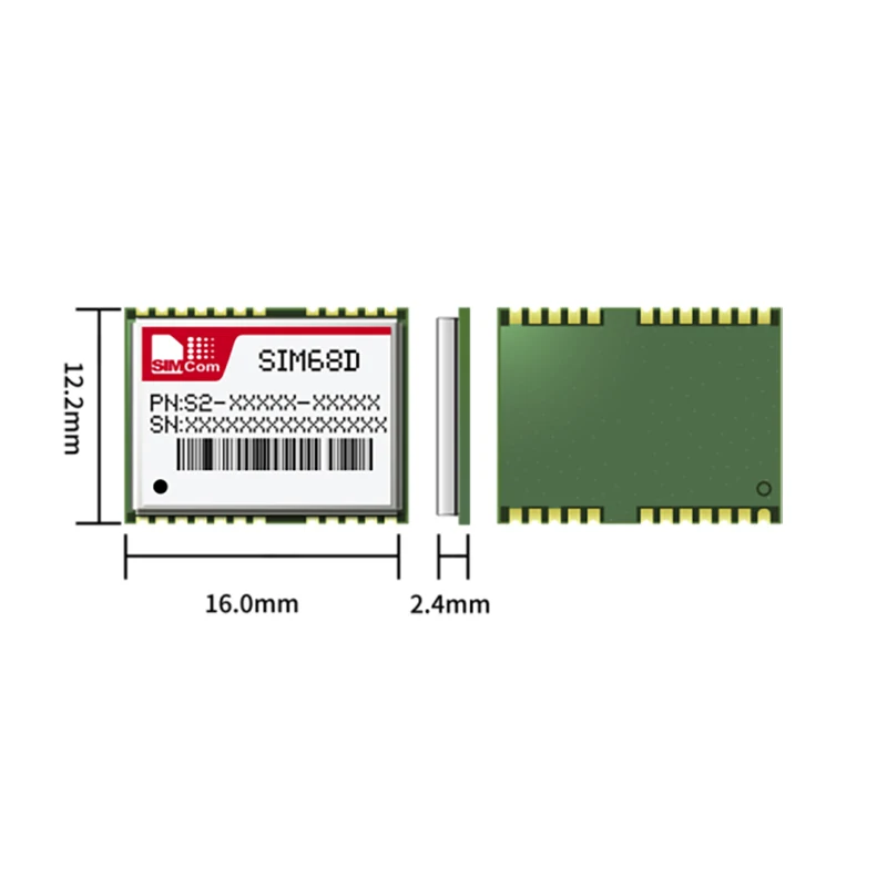 SIMCOM SIM68D GNSS модуль с поддержкой BeiDou/GPS/ГЛОНАСС/Galileo/QZSS двухдиапазонный приемник L1 L5