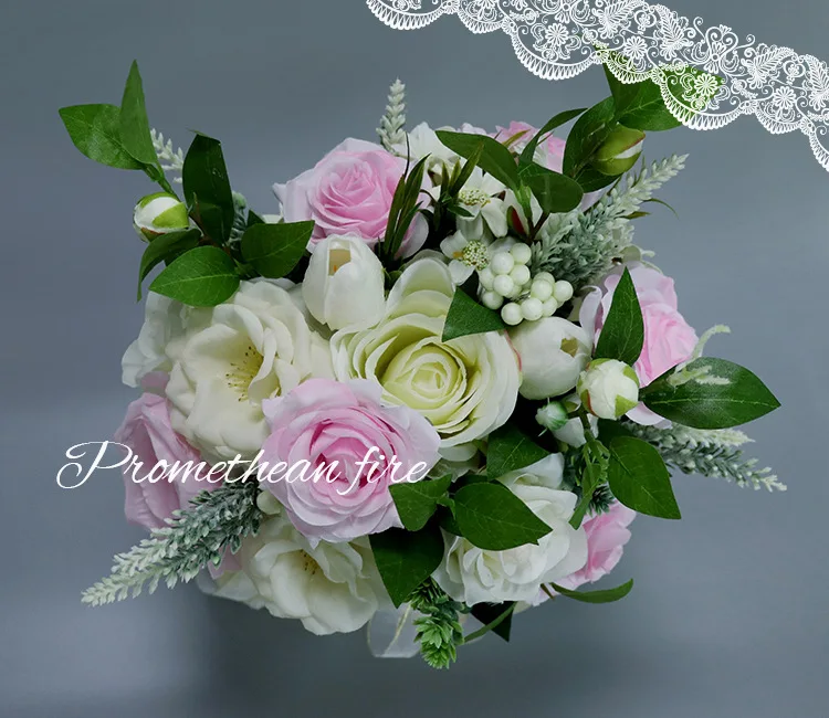 

Wedding Bouquet Artificial Bride Wedding Bouquet Peony Bouquet Rose Wedding Flowers Silk Bridal Bouquet SPH82