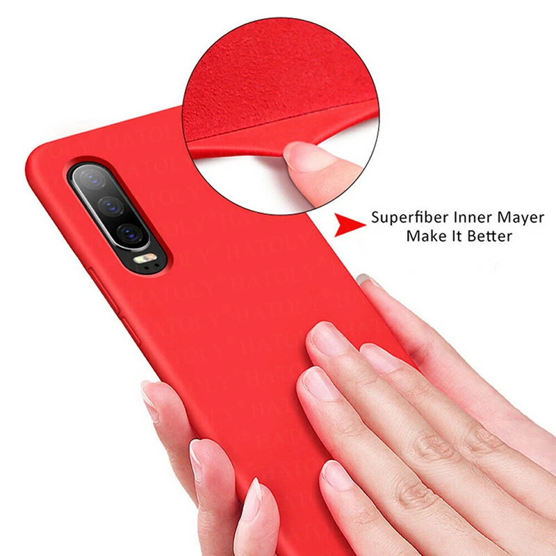 for huawei nova 5t case cover nova 9 8 pro 8i 7i 7 6 se 5 4 3 3i soft liquid silicone phone bumper case color back cover nova 5t free global shipping