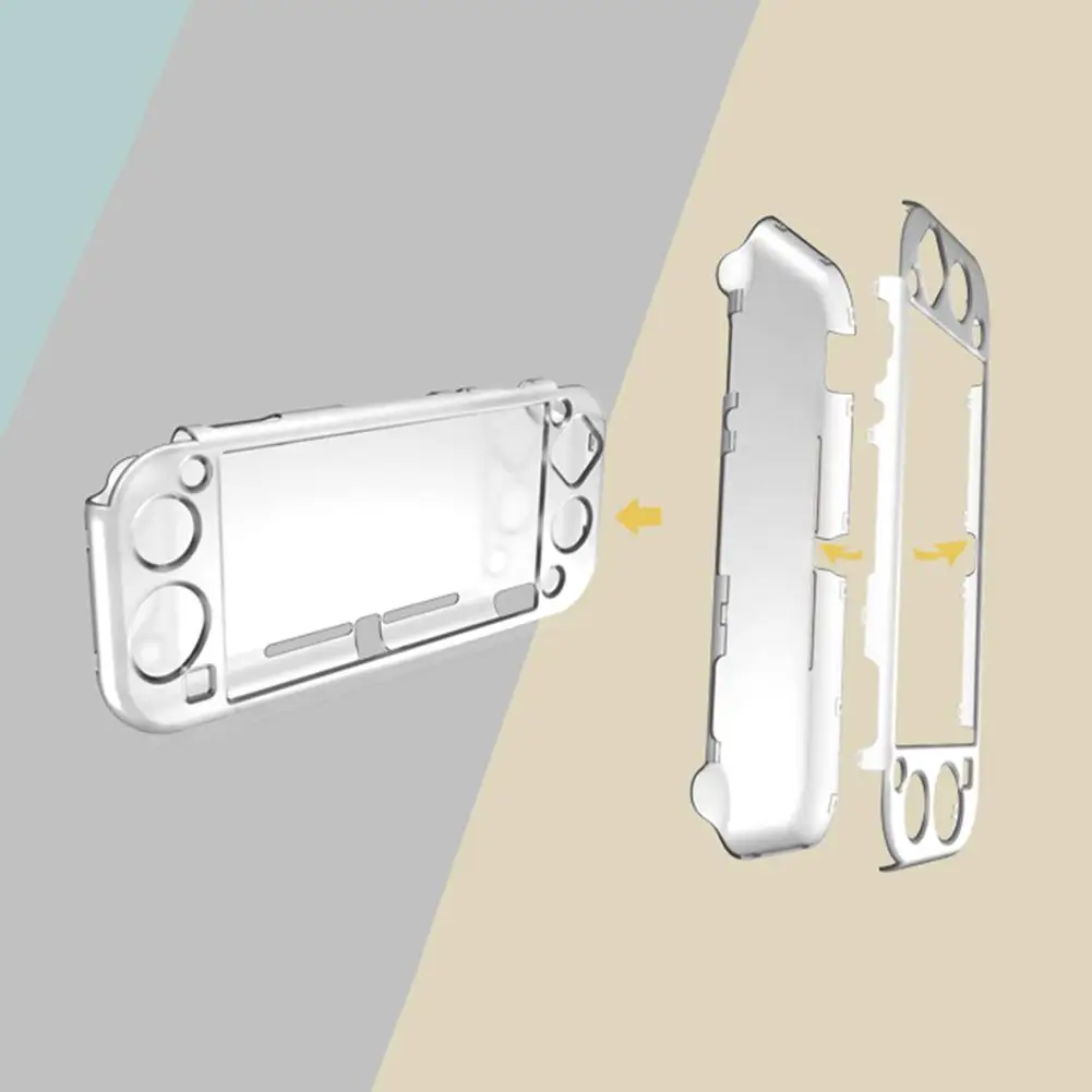 Защитный чехол для NS Switch Lite Полностью покрывающий мини Хрустальный геймерский