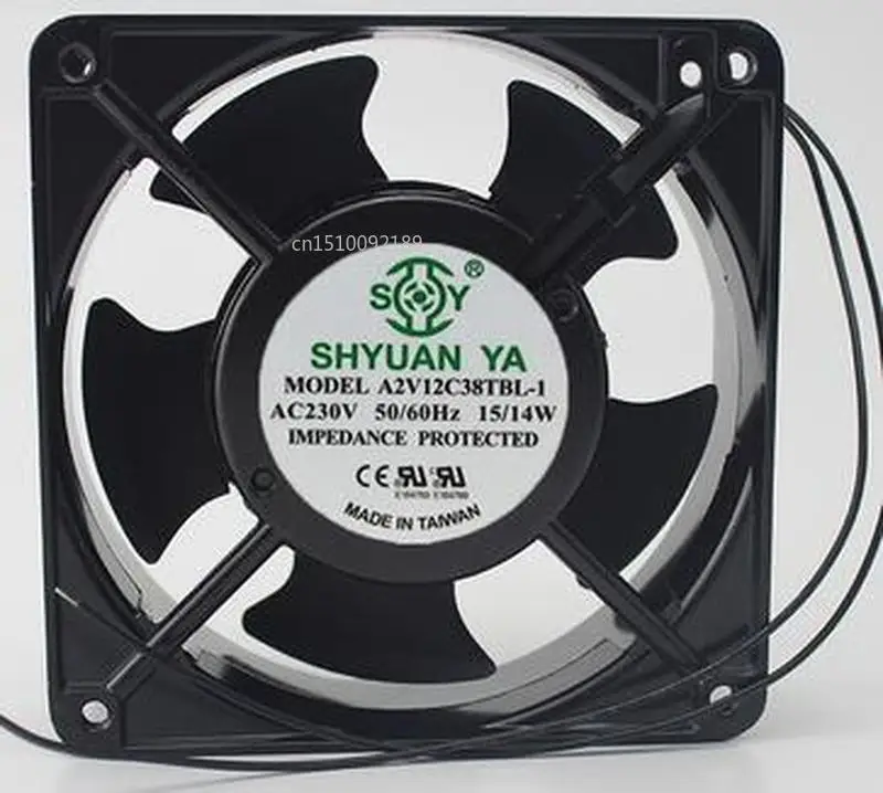 

FOR AC230V Xuanya A2V12C38TBL-1 12cm German quality 12038 cooling fan 220V Free shipping
