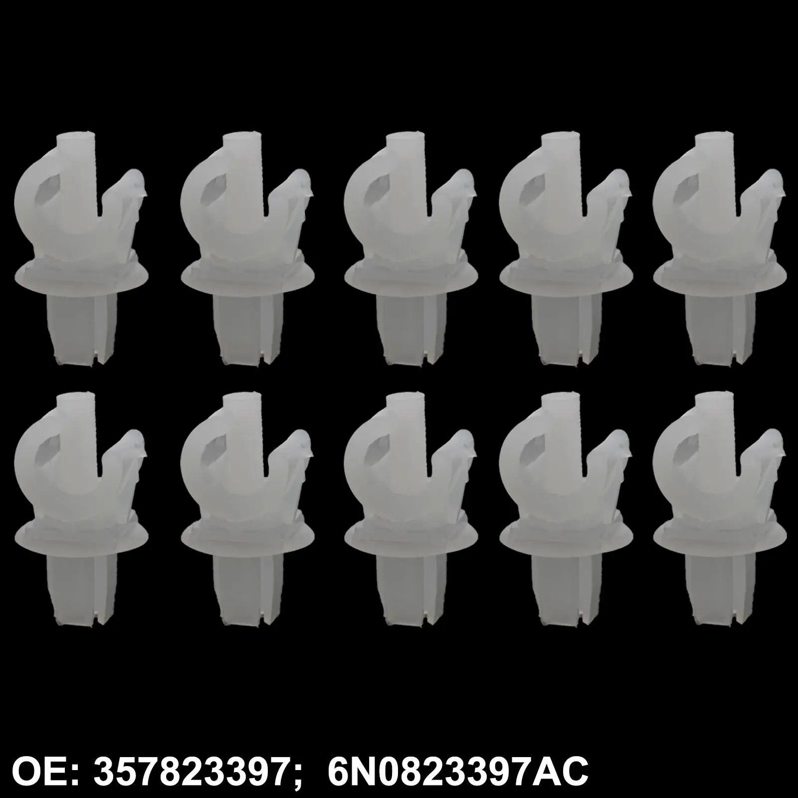 10x для VW Golf Jetta Passat транспортер Поло Жук капот Опора стержень зажим 357823397