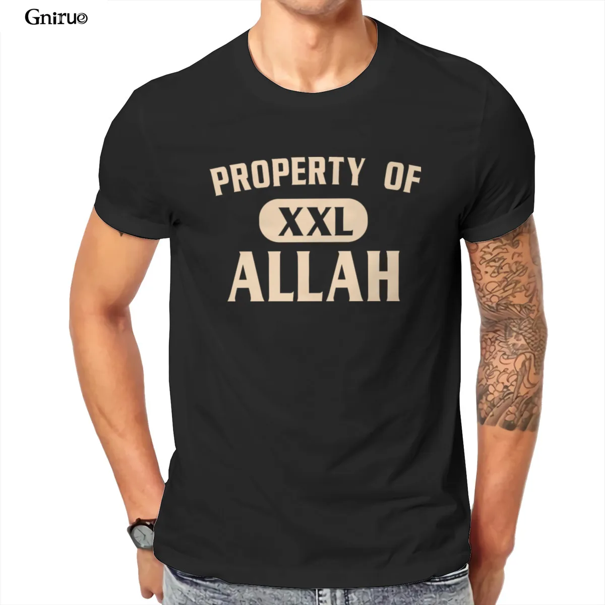 

Wholesale Property of Allah Unisex Tie Dye T-Shirt Pink Oversized HipHop KoreanStyle 105151