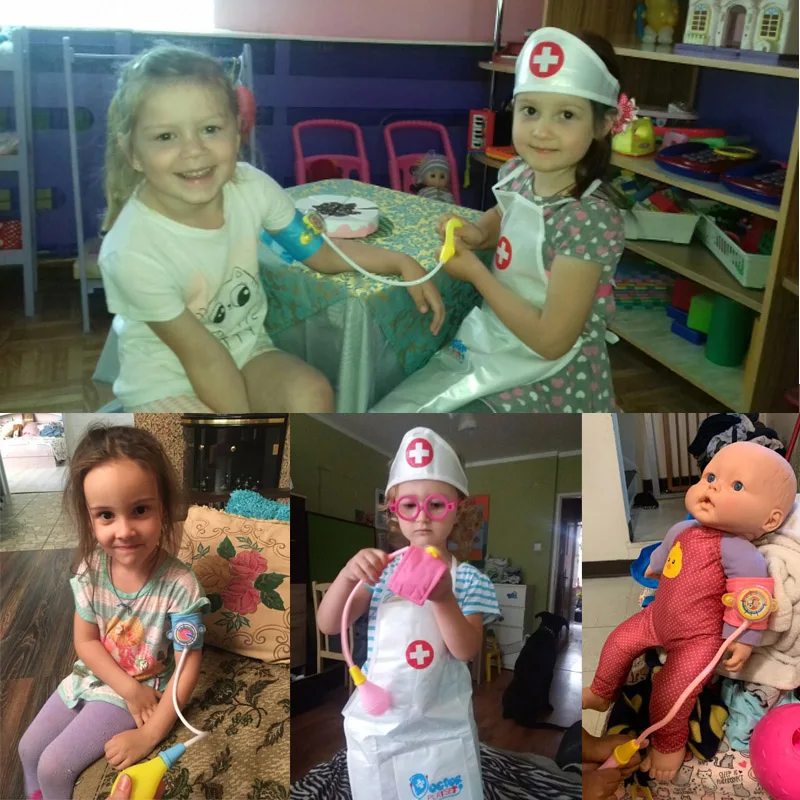 Модные Стиль имитация семья Детский Набор доктора ребенка Медицинский игрушек