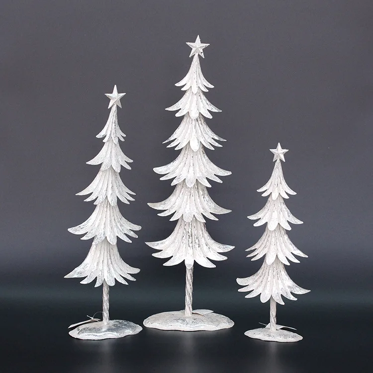 

Nordic style wrought iron Christmas tree Christmas decorations wedding hotel restaurant party wrought iron candle holder