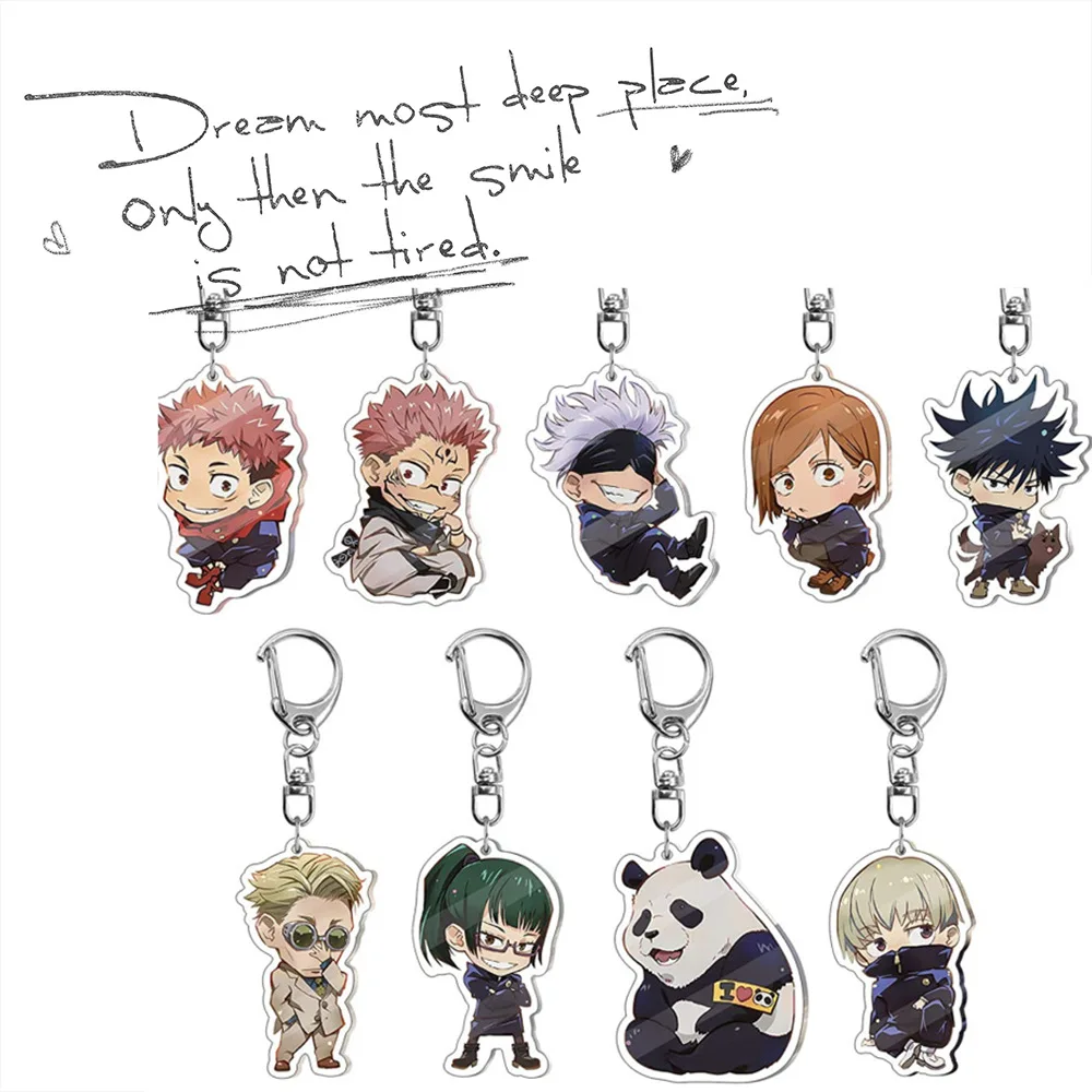 

Bandai Jujutsu Kaisen Action Toy Figure Doll Model Ornaments Quality Deformation Gifts Key Chains