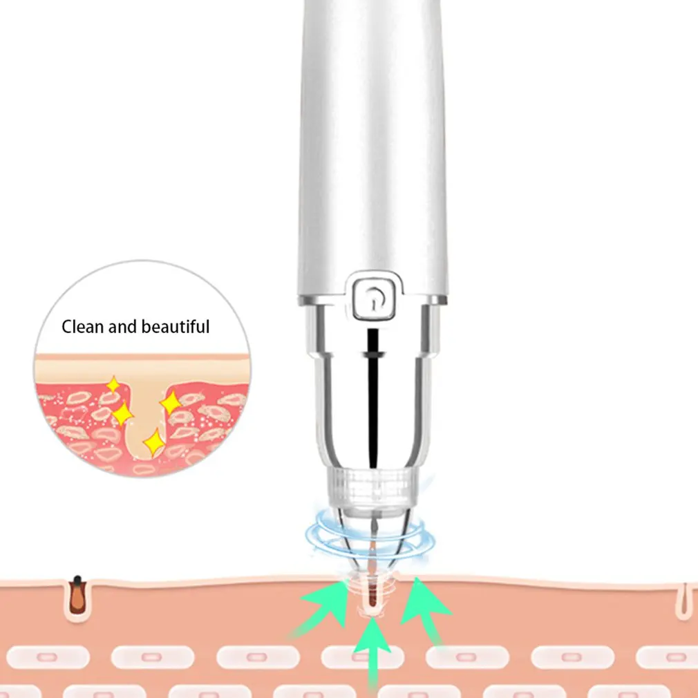 

Portable Electric Blackhead Remover Sction Beauty Tool Blackhead Removal Cleaning Instrument Facial Beauty Pen Beauty Instrument