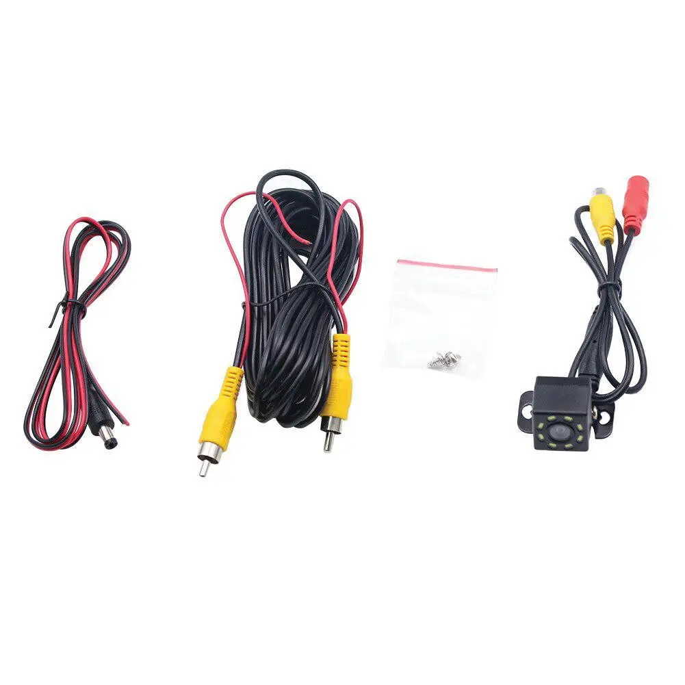 Автомобильная камера заднего вида 8 светодиодный ночное видение HD видео