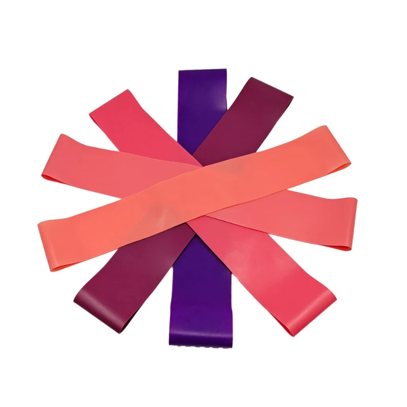 Эластичная лента для фитнеса с градиентом розового цвета | Спорт и развлечения