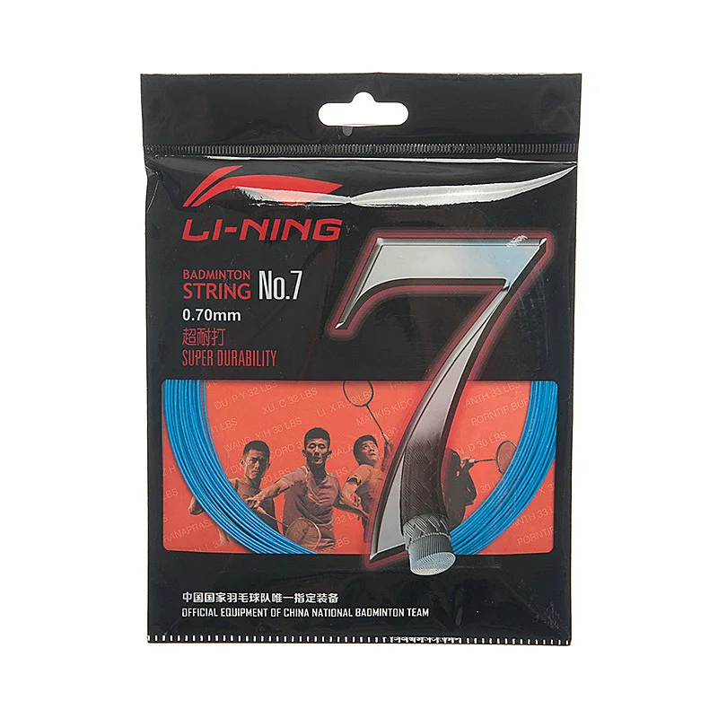 Гирлянда для бадминтона Li-Ning NO.7 сверхпрочная 10 м 1 ракетки подкладка li ning