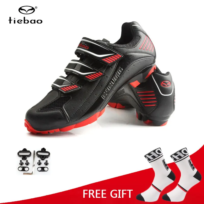 Tiebao MTB обувь для велоспорта мужская с самозамком нескользящая Sapatilha Ciclismo