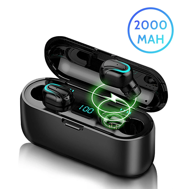 TWS стереонаушники Cigfun L32 с поддержкой Bluetooth 5 0 и зарядным футляром на 2000 мА ·