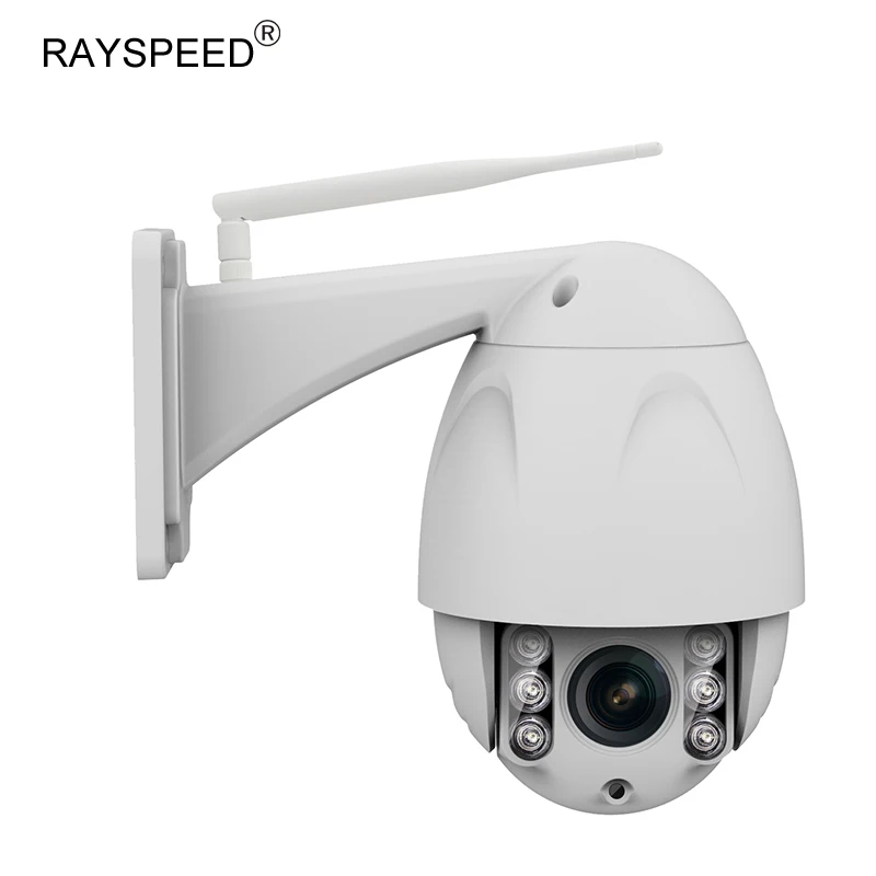 RAYSPPED уличная камера Ip 1080P Водонепроницаемая веб-камера ночного видения ONVIF 4x Zoom