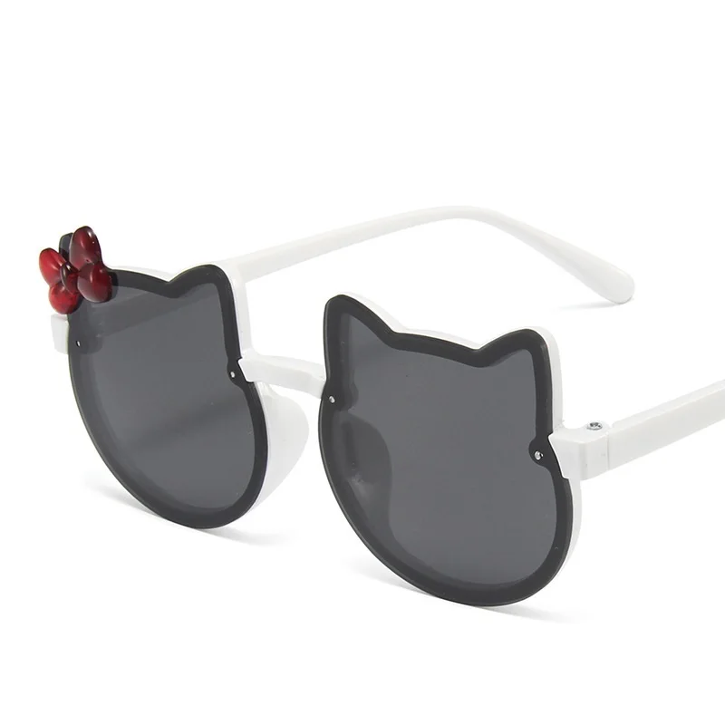 

LONSY HOT Children Boy Girl Cute Colour Plastic Cartoon Bear Shape Sunglasses Kids Vintage Sunglasses UV400 Protection Classic