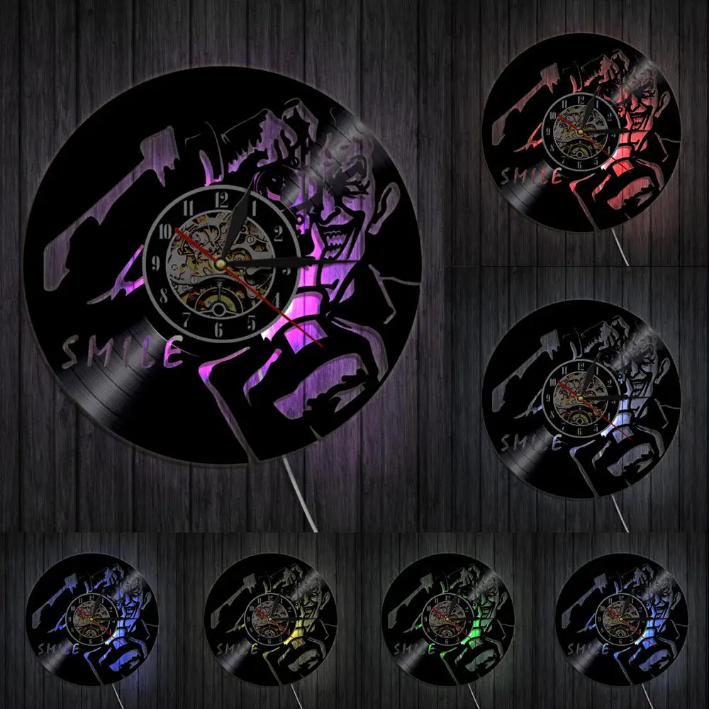 Настенные часы для фотосъемки домашний декор фотограф виниловая запись