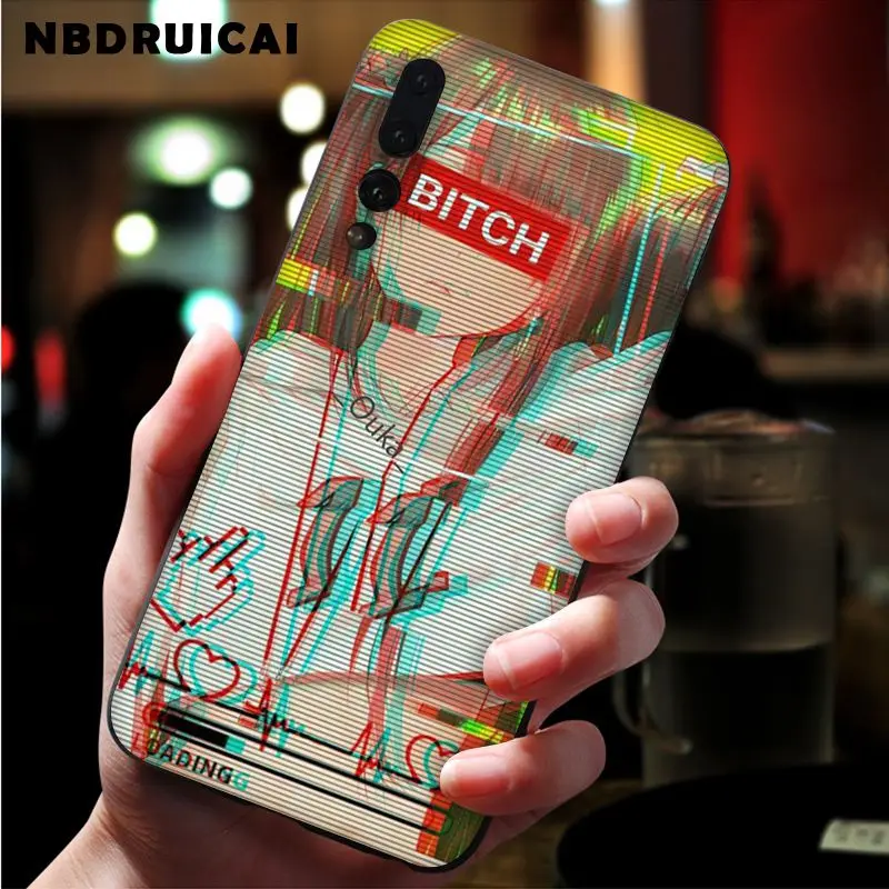 

NBDRUICAI Japanese Anime Kawaii Soft Silicone Phone Case for Huawei P9 10 lite P20 pro lite P30 pro lite Psmart mate 20 pro lite