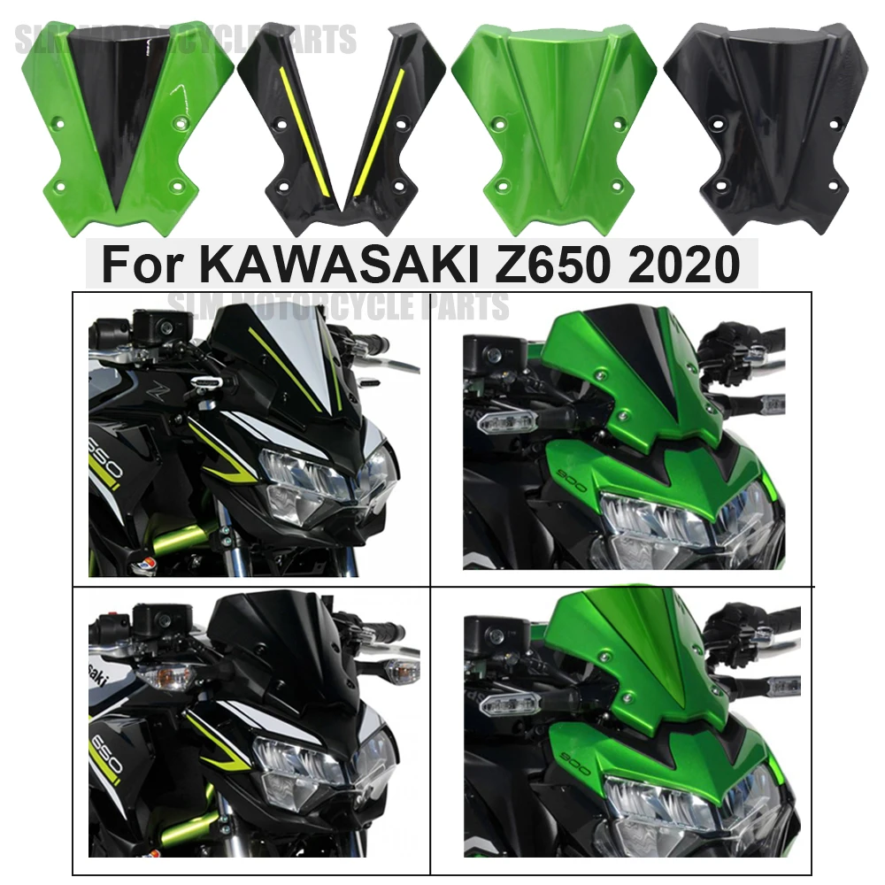 

New Motorcycle For KAWASAKI Z 900 Z 650 Z900 Z650 2020 2021 2022 Windshield Windscreen Air Wind Deflector