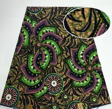 2021 новые стильные африканские восковые ткани Анкары нигерийская восковая ткань