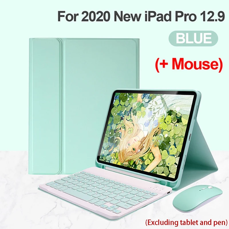 Для 2020 нового iPad Pro 12 9 дюймовый планшетный ПК Spree (Беспроводная клавиатура + мышь