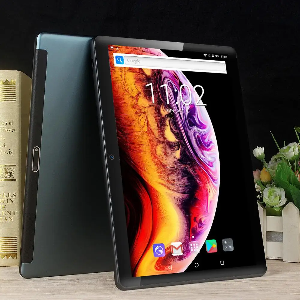 MT8752 планшетный ПК 10 дюймов Octa Core 3g 4 аппарат не привязан к оператору сотовой связи Телефонный звонок Google Рынок gps, Wi-Fi, FM, Bluetooth 10,1 Планшеты 5G 6G 128G Android 9,0