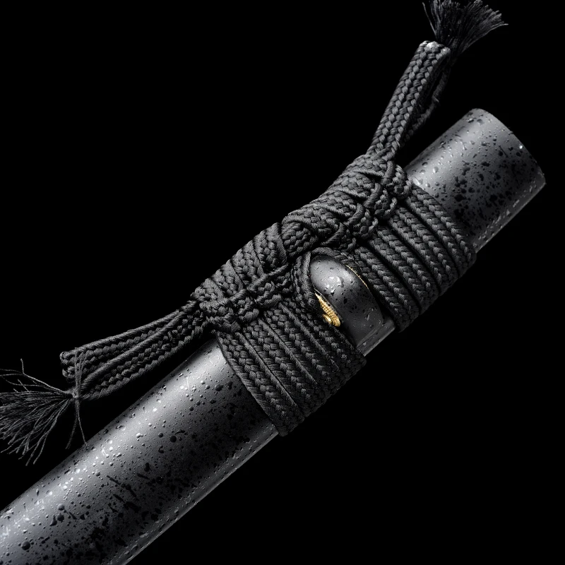 

Japanese Samurai Katana 1060 High Carbon Steel Blade Razor Sharp Real Swords Handmade Full Tang 41 Inch Black Maurya Catana