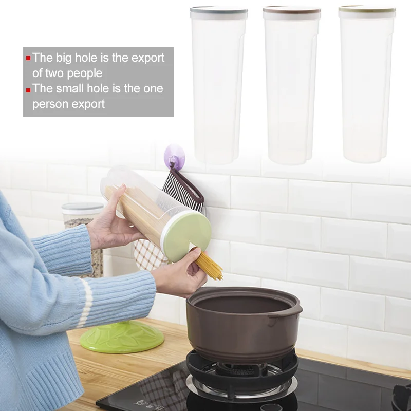 Практичный контейнер для хранения макаронных изделий Полипропиленовый