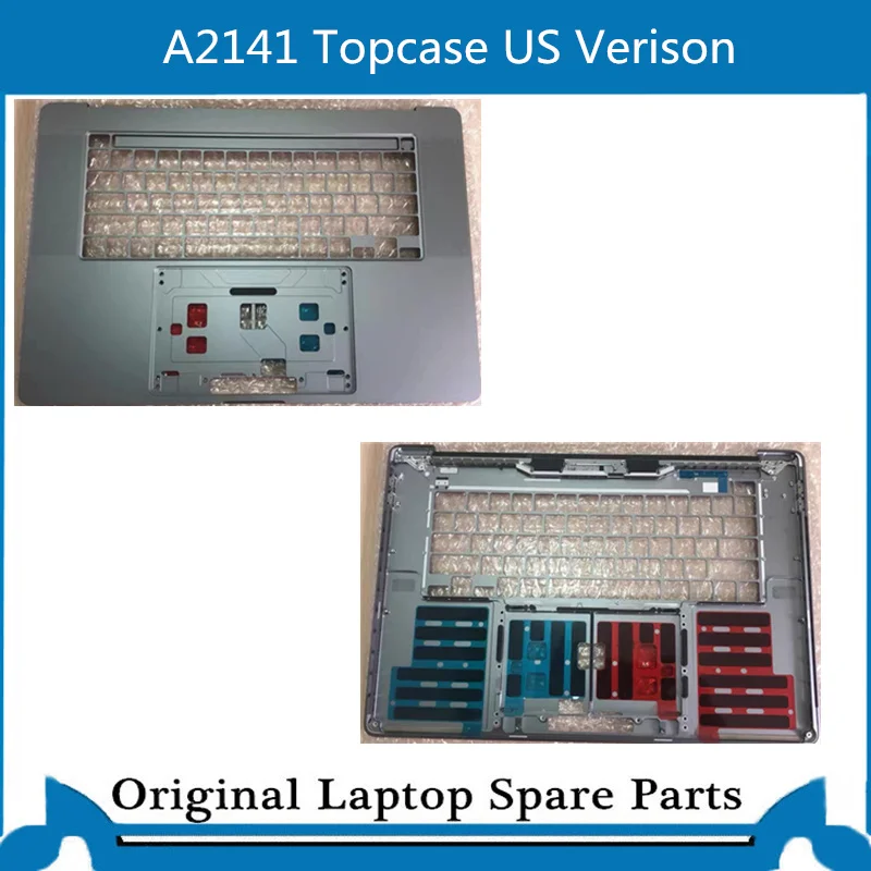 

Подлинный верхний чехол для Macbook Retina A2141, Упор для рук, 13 дюймов, серебристый, серый, 2019